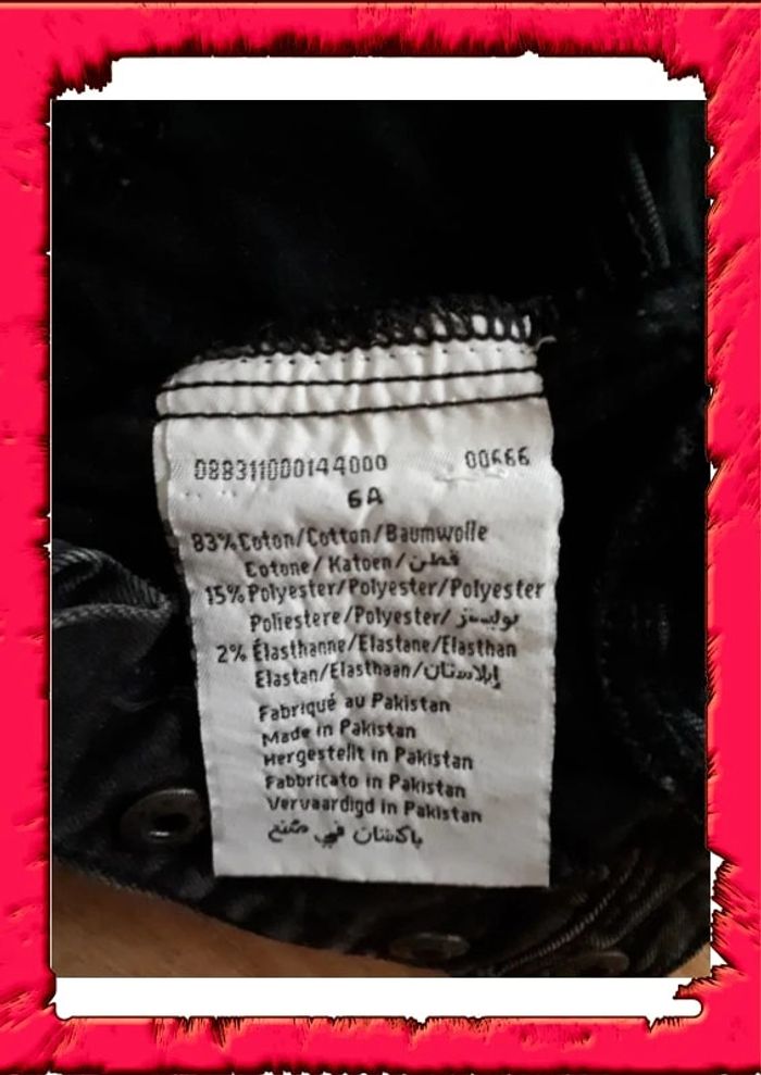 Jeans effet usé taille ajustable 6ans - photo numéro 6