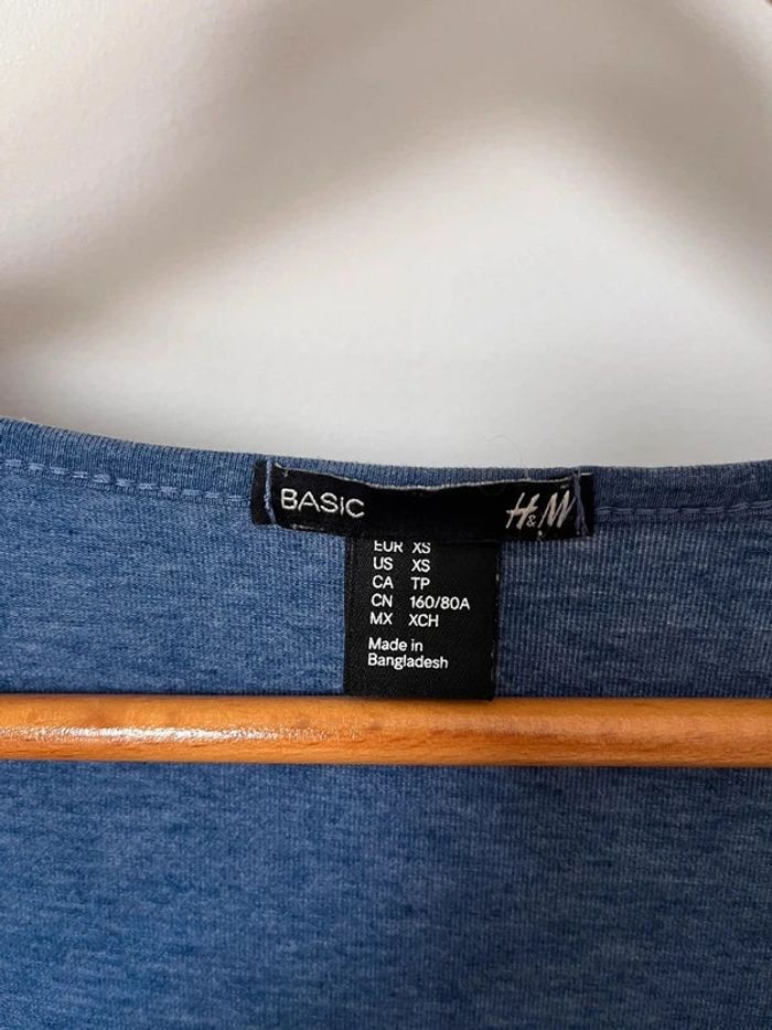 Robe bleue confort H&M - photo numéro 4