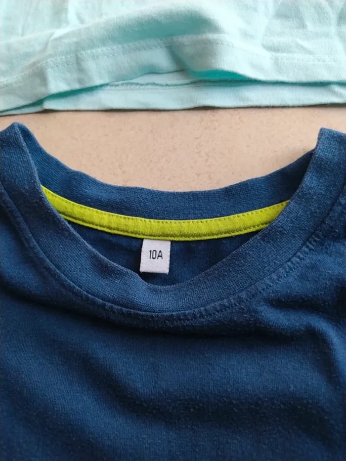 Lot de 4 t-shirt manches courtes d'été garçon taille 10 ans - photo numéro 10