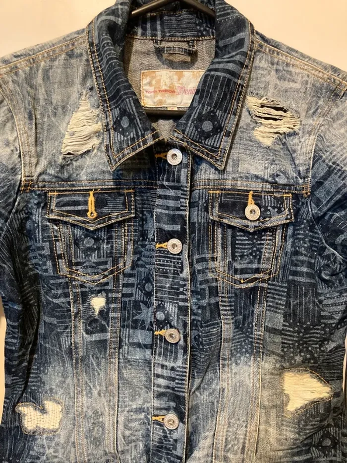 Veste en Jean Tom Tailor - photo numéro 2