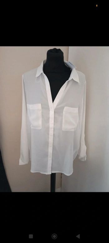Chemise blanche cache cache 42