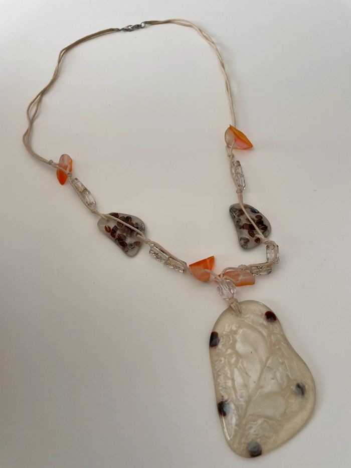 Collier orange - photo numéro 2