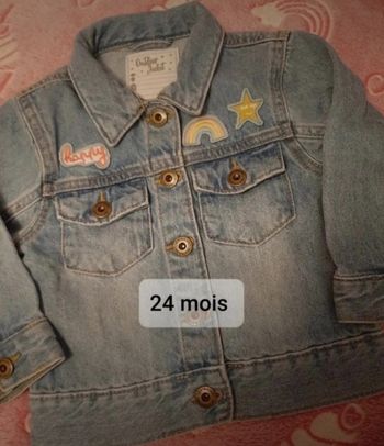Veste en jean 24 mois