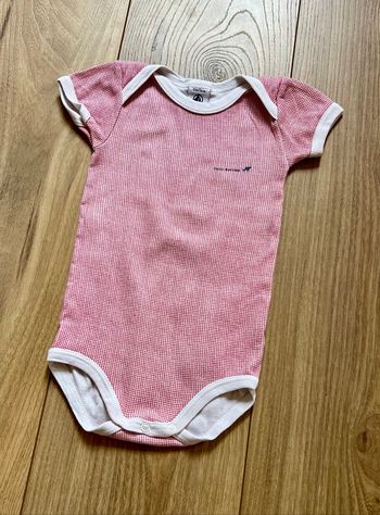 Body petits carreaux rouges - Petit Bateau