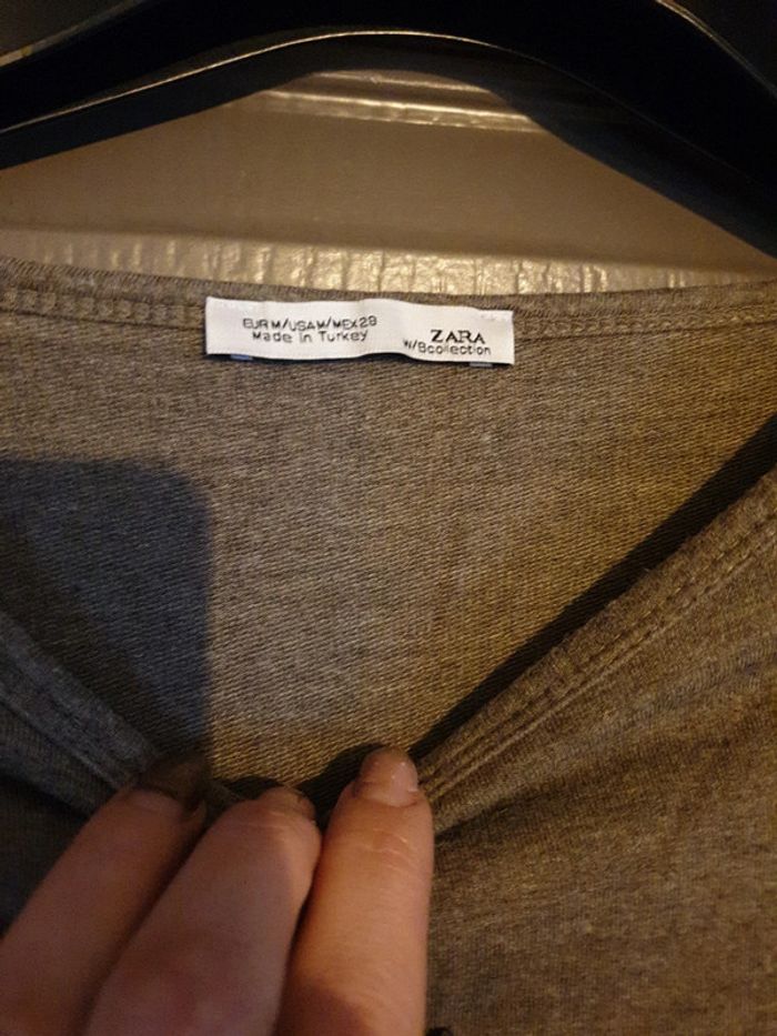 Haut asymétrique "Zara" taupe - photo numéro 3