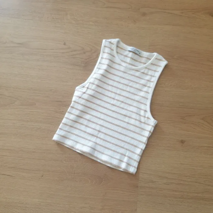💜 Tee-shirt débardeur taille XS 34 Fashion Private Compagny #emyfleury_34femmr
