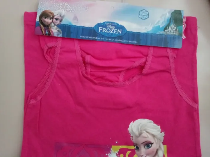 Débardeur et culotte fille reine des neiges