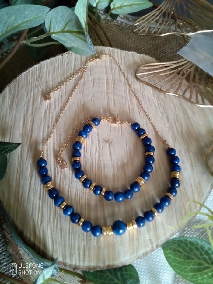 Parure lapis lazuli