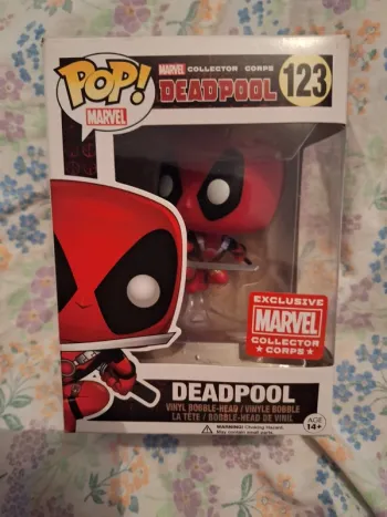 Funko pop marvel deadpool 123