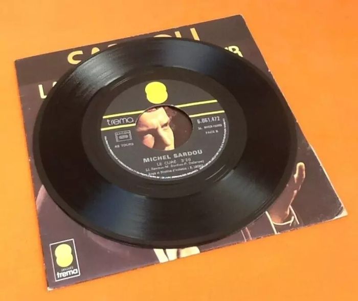 Vinyle 45 tours Michel Sardou La maladie d' amour (1973) trema 6061 472 - photo numéro 3