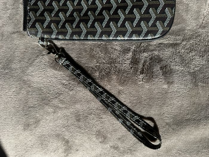 Goyard pochette / clutch monogramme noire - photo numéro 6