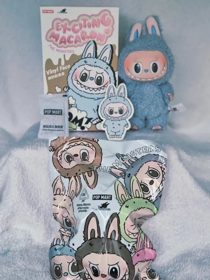 Labubu The Monsters – Exciting Macaron Series Blue Salt Coconut - photo numéro 2