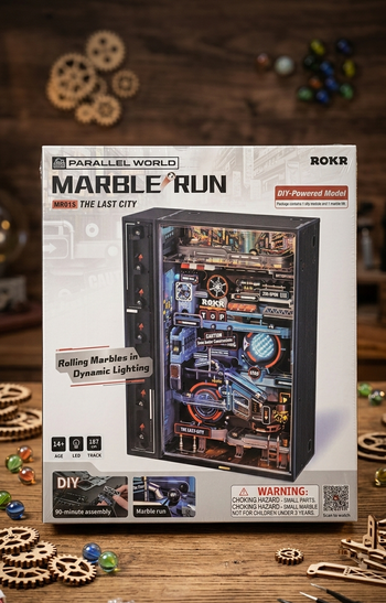 [N3UF] Puzzle 3D Marble Run - Maquette a construire - Last City - Robotime