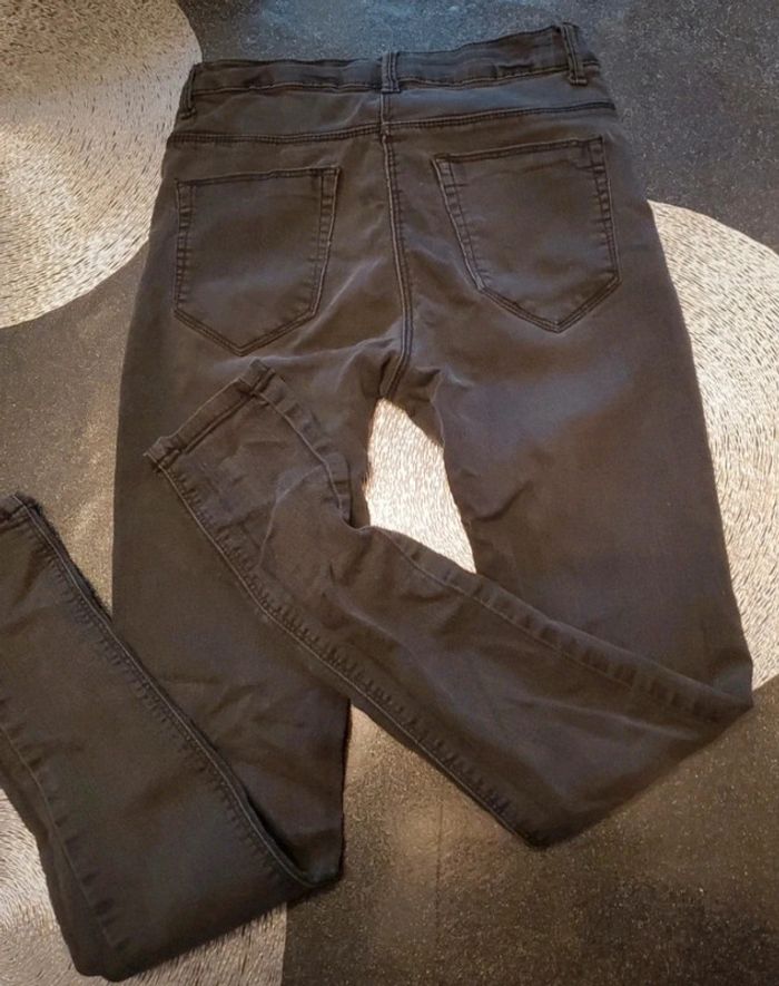 Jean gris foncé/noir - photo numéro 4