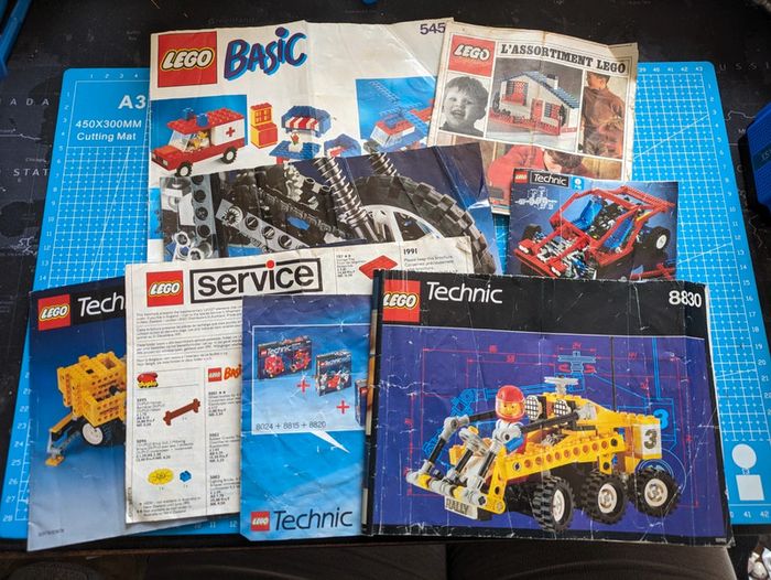 Lot de documentations et notices Lego (1967-1991) - photo numéro 2
