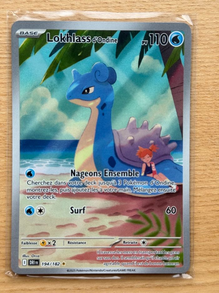 Carte Pokémon Lokhlass d’Ondine – 194/182
