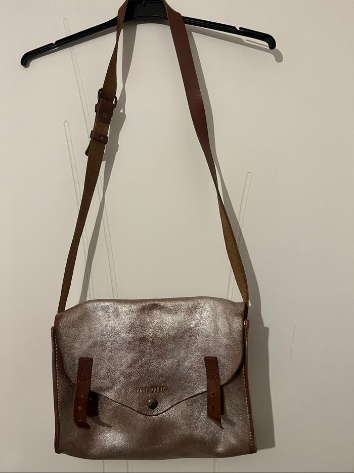 Sac à main Paul Marius l’indispensable argenté