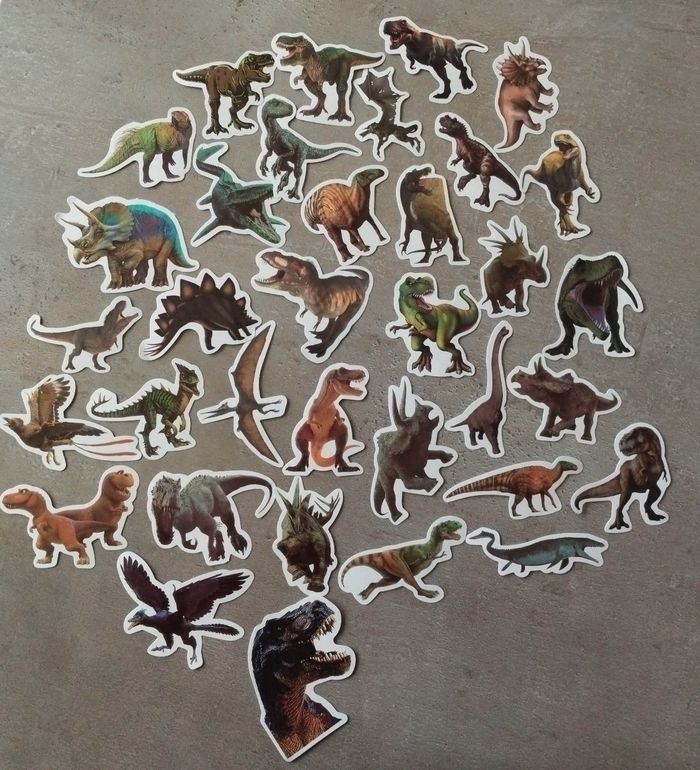 Lot stickers autocollants dinosaures 🦖🦕