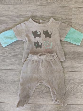 Pyjama 2 pièces vertbaudet 1mois