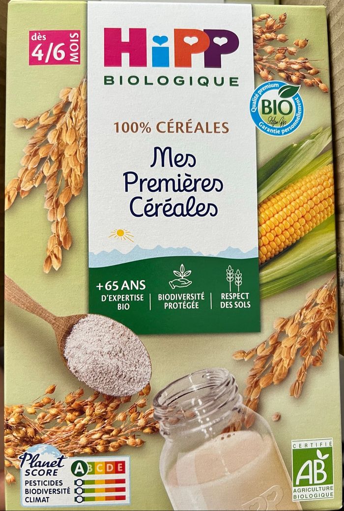 Hipp mes premières céréales  4/6 mois - photo numéro 2