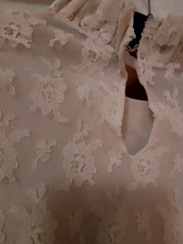 Chemise en dentelle ivoire - photo numéro 4