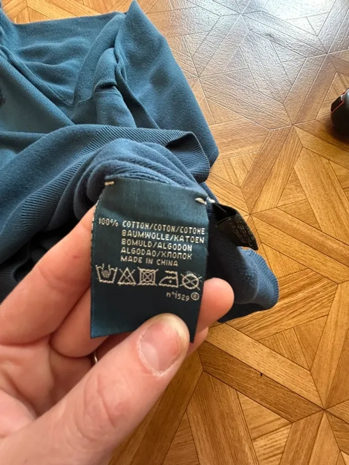 Pull homme polo, homme Ralph Lauren, bleu, taille 42 taille XL - photo numéro 7