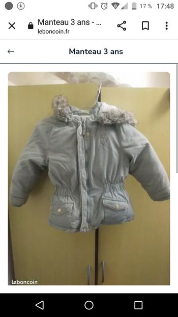 Manteau 3 ans Tape à l'oeil