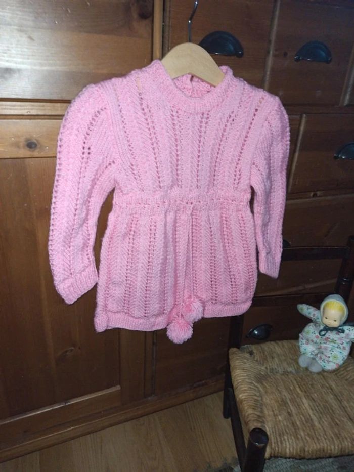 Robe pull laine 12 mois tbe - photo numéro 2