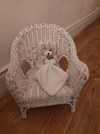 Doudou ourson gris Baby Nat Les Flocons