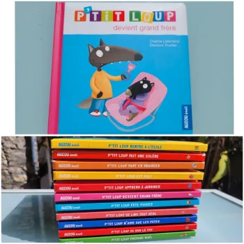 Livre P'tit Loup, Auzou Éveil, P'tit Loup devient grand frère (72)