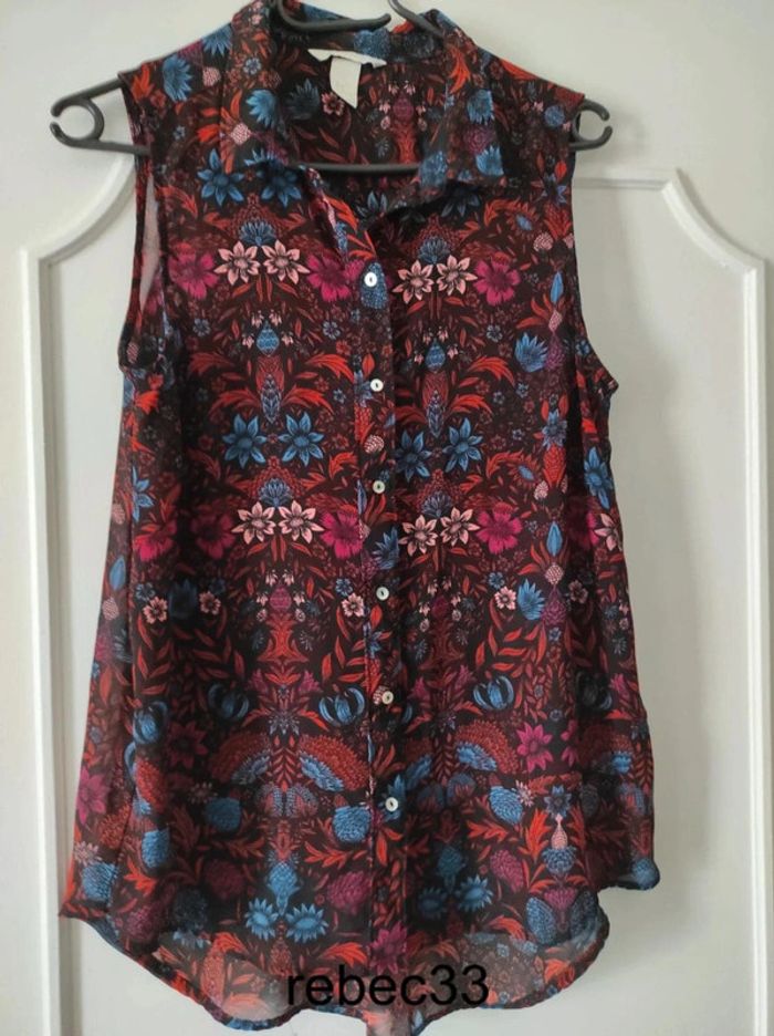 Débardeur blouse imprimé h&m