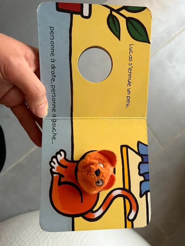 Livre marionnette Lucas le chat - photo numéro 6