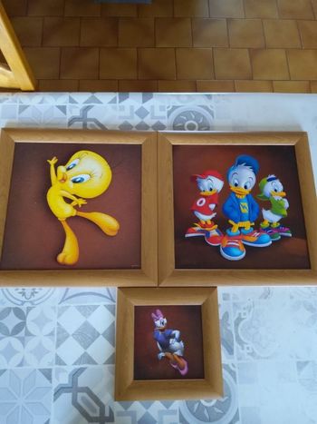 Lot de 3 cadres Disney neufs