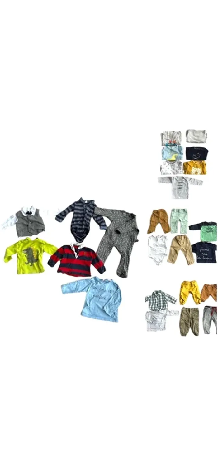 Lot vêtements bébé garçon 9 mois - photo numéro 5