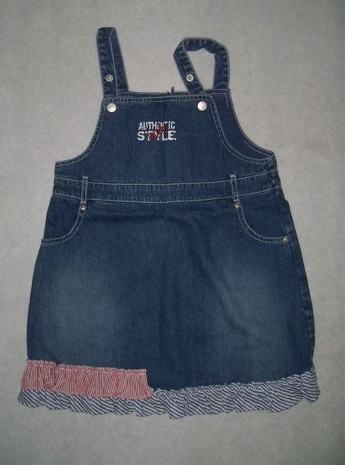 ROBE en jean, à bretelles