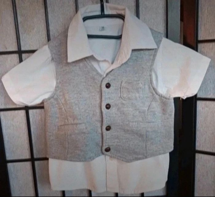 Chemise + veston garçon - 18 mois - kiabi