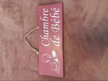 Pancarte chambre de bébé