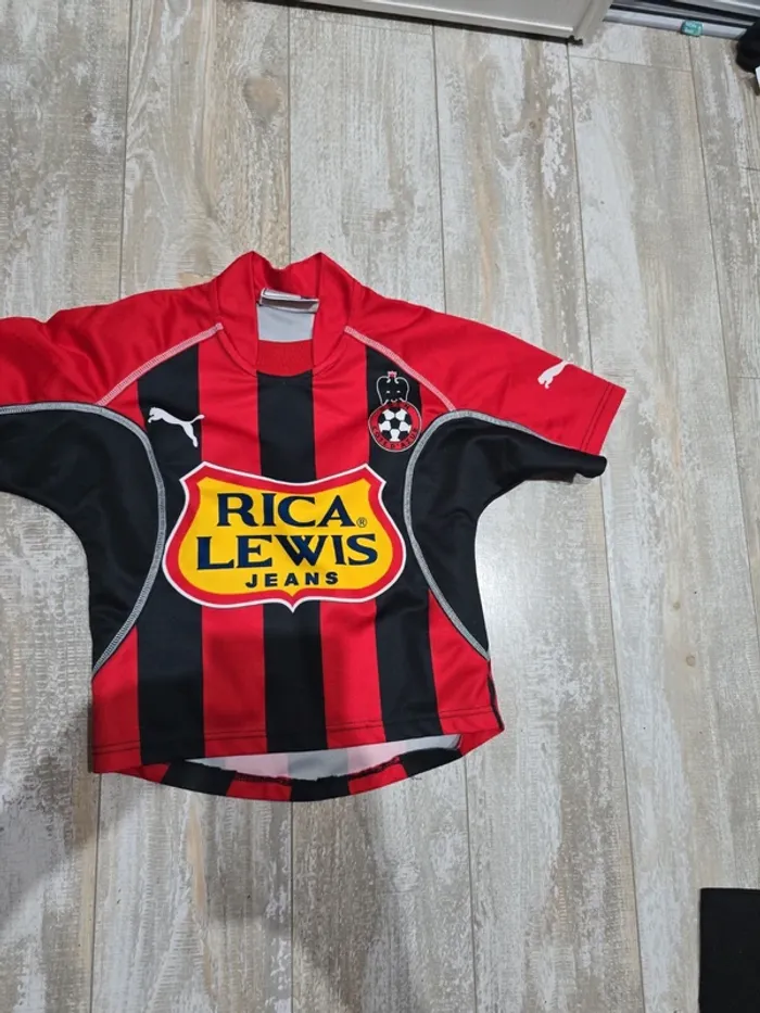 Maillot de foot vintage #orianablgarcon3ans - photo numéro 2