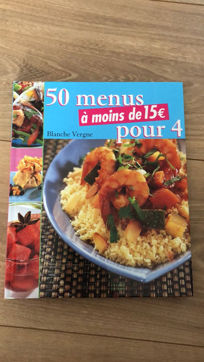 50 menus à moins de 15€
