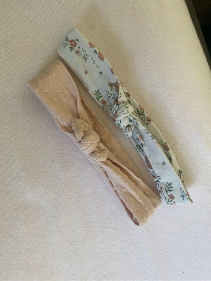 Lot de bandeau fille 6/12 mois