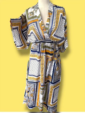 Robe motif cachemire
