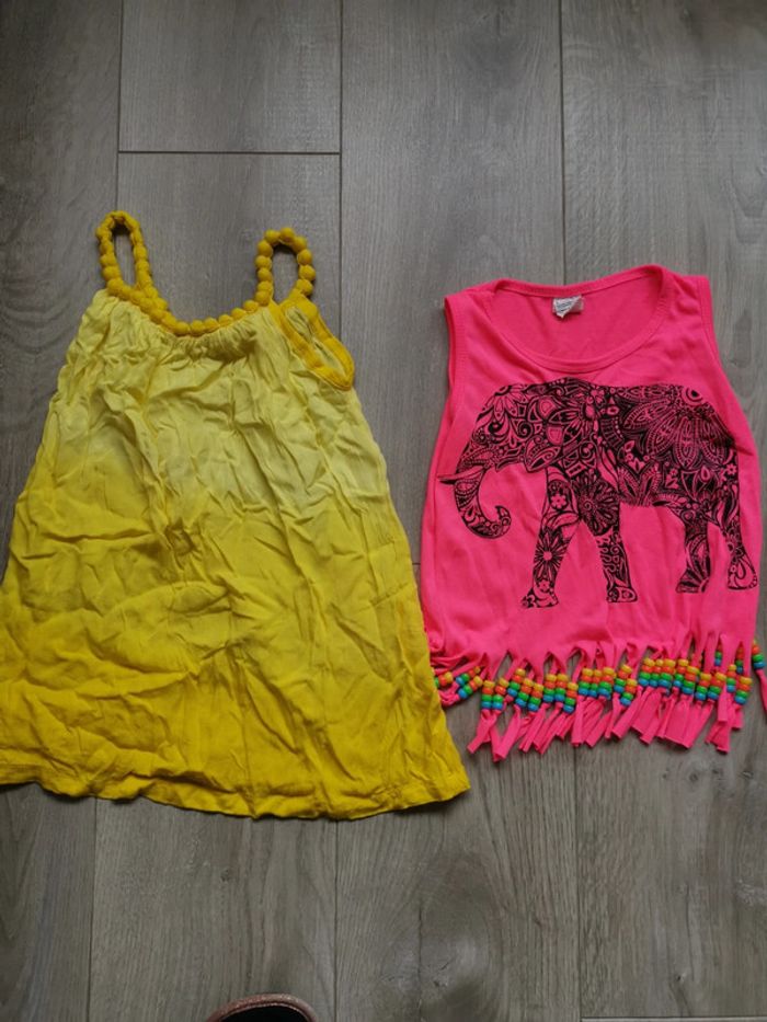 Tee shirt et robe 2 ans