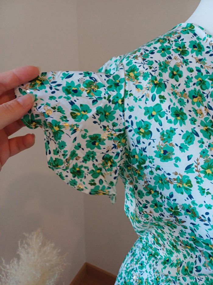 Robe cache-coeur Fleurie HD Diffusion taille M 38 - photo numéro 5