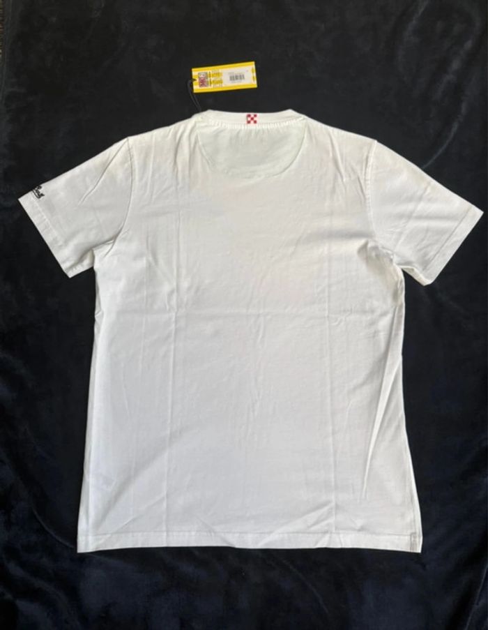 MC2 Saint Barth - Tee shirt "Bandanna Round 75 " Blanc vert, taille L - photo numéro 4