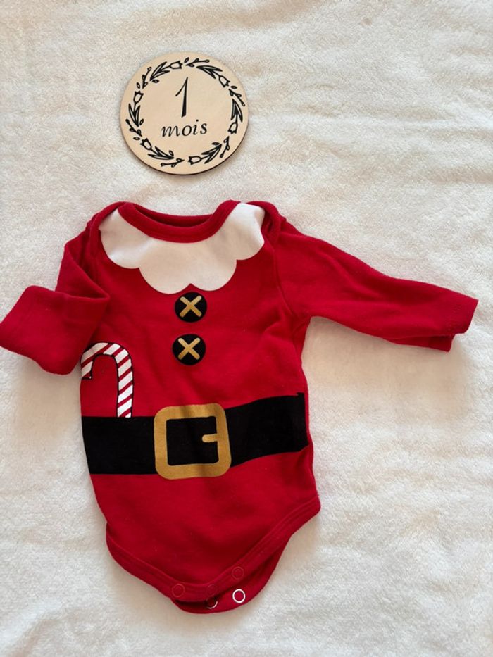 Lot body Noël 1 mois in extenso - photo numéro 3