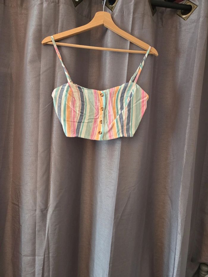 🌈Top croc neuf femme taille M