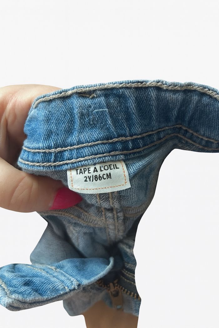 👖 Short en Jean TAO – Taille 2 Ans | Confortable & Tendance | Très Bon État - photo numéro 3