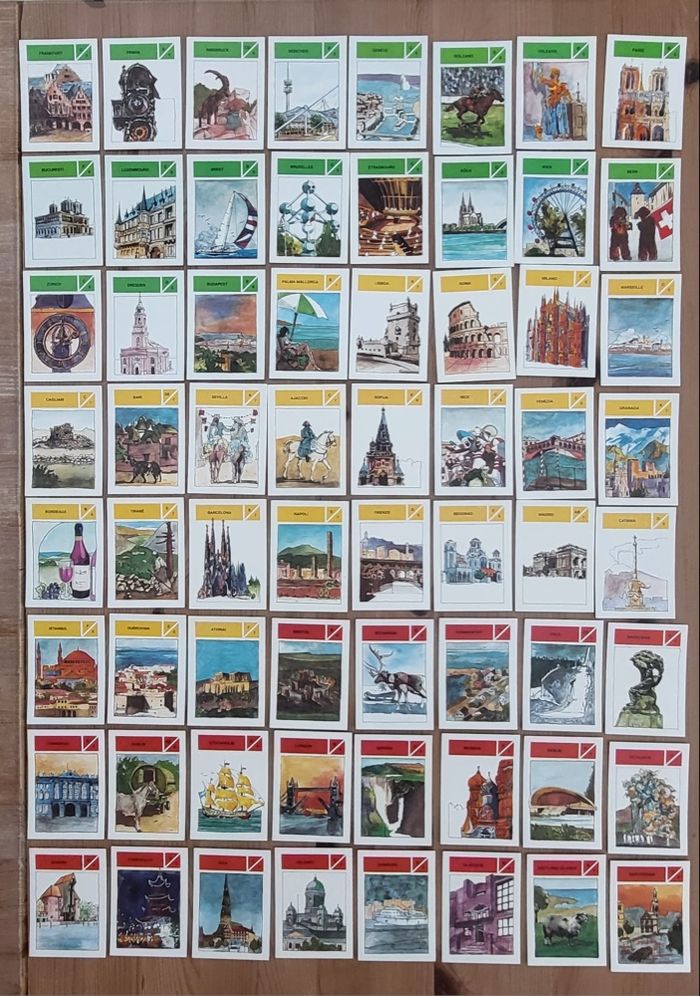 Voyage en Europe - Jeu vintage - photo numéro 5