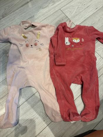 Lot de pyjamas velours