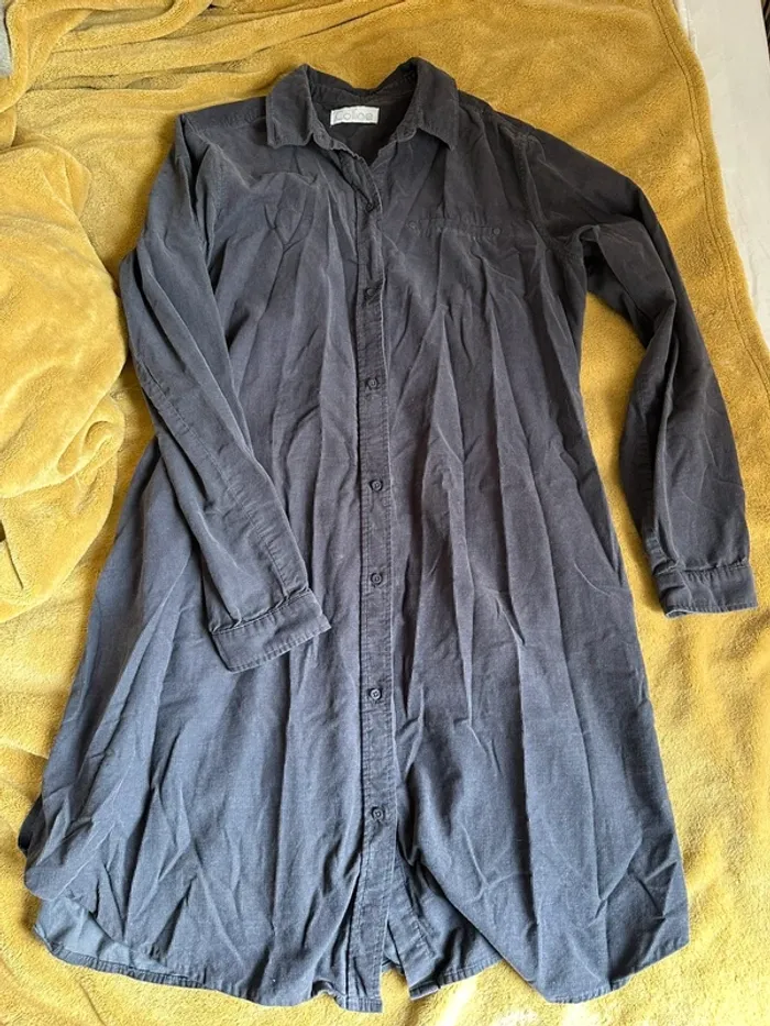Robe en velours Colline 100% réglable ventre